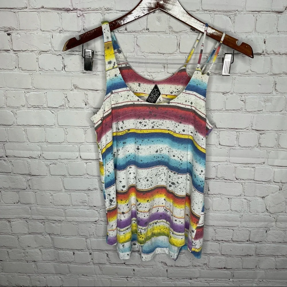 Seneca Rising PacSun Striped Tank Top S - Picture 3 of 6